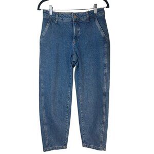 2/$30 ZARA Size 4 Blue Denim Straight-Leg Jeans